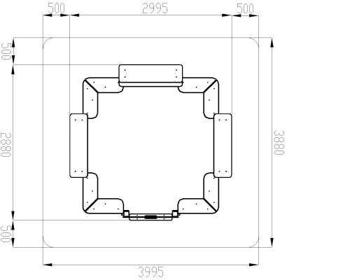 Песочный дворик Теремок (Коты) - ИО 6.01.04-03 фото 5