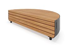 Скамейка парковая «Протос» полукруг