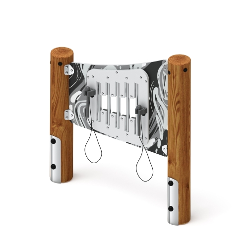 Металлофон (лиственница темный) МФ 22.01.09-И1.01 фото 3