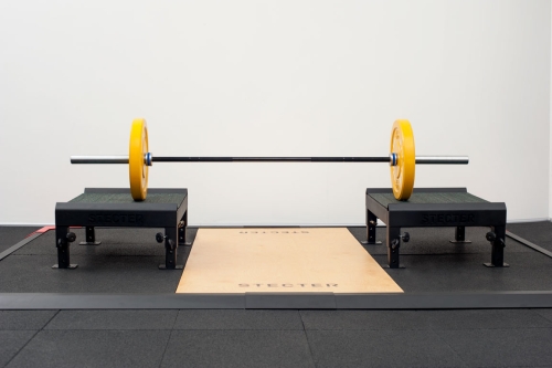 Тяжелоатлетические плинты для штанги с регулировкой по высоте 20-30 см (пара) фото 8