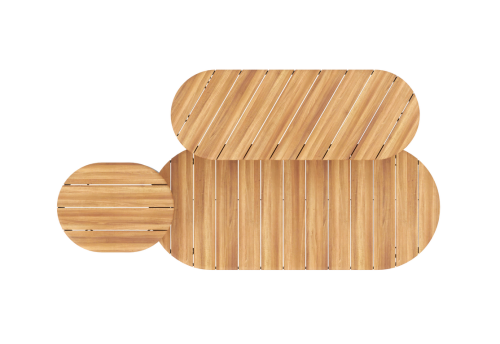 Скамья уличная "Тумба" (3 секции) фото 4