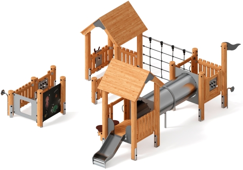 Игровой комплекс (лиственница) ДИК 1.24.02-Л.И1 Игровой комплекс (лиственница) ДИК 1.24.02-Л.И1