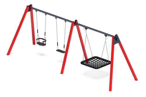 Качели М3 (красный) ИО 13.М.06.03.01.01-01.И1 фото 3