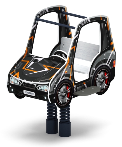 Машинка - Качалка на пружине двухместная машинка - ИО 23.03.01-05.И1 фото 6