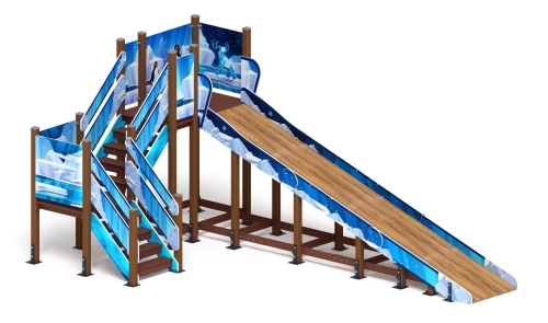 Горка Зима (снежная королева)(под анкера) - ИО 49.01.02-04.И1 - Н=2000