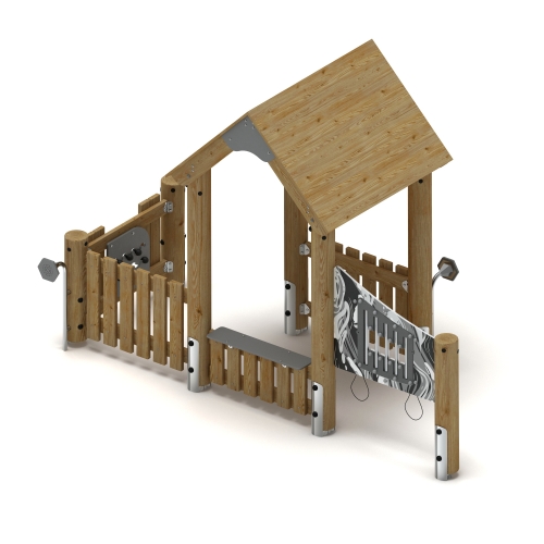 Домик (лиственница орех) МФ 10.24.01-Л.И1.02 фото 5