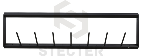 Стеллажная полка для дисков штанги с разделительными колышками (L1800 мм) фото 4