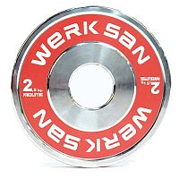 Диск стальной для пауэрлифтинга 2,5 кг WERK SAN