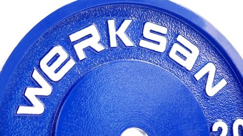 Диск стальной для пауэрлифтинга 20 кг WERK SAN	 фото 2