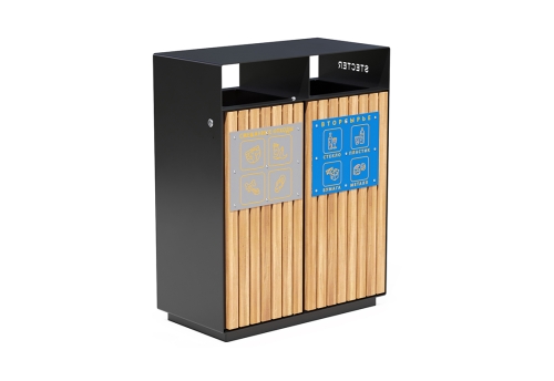 Урна уличная "Модерн для раздельного сбора" фото 4