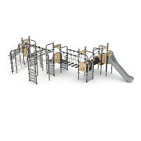 Romana Детский спортивно-игровой комплекс с канатным лазом серия "Сфера" Romana 057.28.00