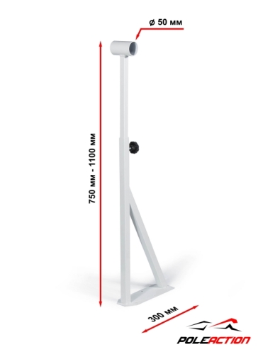 Модель №11 - стойка балетного (хореографического) станка с регулировкой высоты фото 2