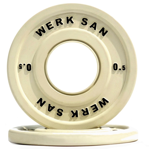 Диск соревновательный 0,5 кг WERK SAN (сертификат IWF)