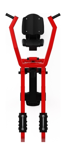 Тяга верхняя с переменной нагрузкой (красный) - Уличный тренажер - СТ 036-11 фото 4
