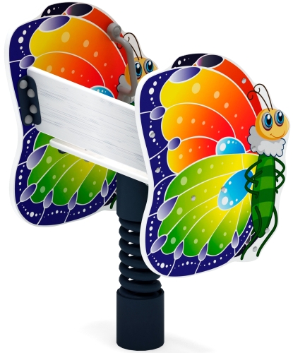 Бабочка - Качалка на пружине - ИО 22.01.01-01.И1 фото 2