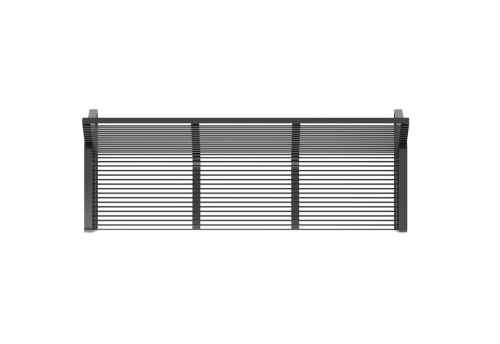 Скамья уличная "Стения" из металла фото 4