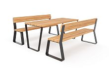 Стол уличный «Фиеста» со спинкой (комплект)