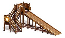 Горка Зима (коричневый)(под анкера) - ИО 49.01.02-03.И1 - Н=2000