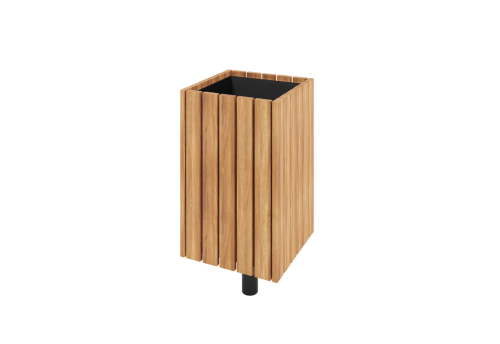 Урна уличная "Элегия квадратная на ножке" фото 2