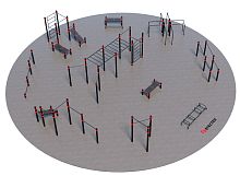 Проект "Районная площадка для Воркаут 3-2"