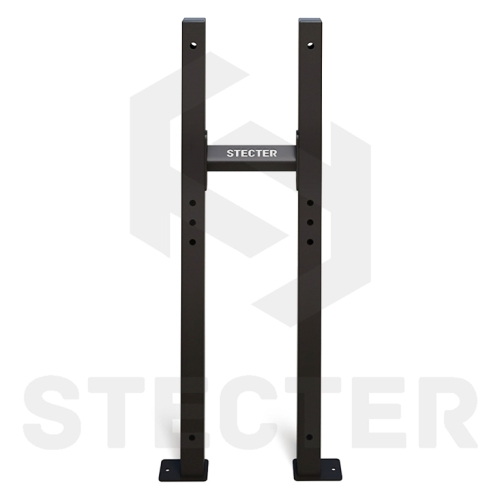 Стеллажная стойка - двойная с перемычкой (к-кт) Н=1160 мм фото 2