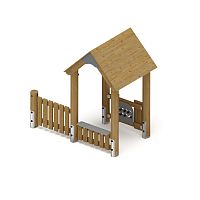 Домик (лиственница орех) МФ 10.24.02-Л.И1.02