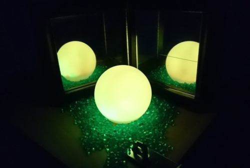 Шар-светильник 20 см (напольный, RGB)