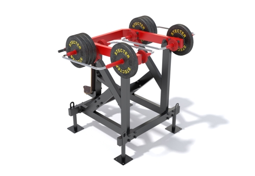 Уличный тренажер "Жим от груди сидя" с изменяемой нагрузкой фото 2