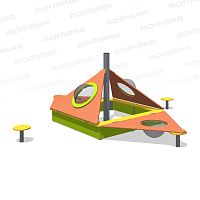 Romana Песочница с крышкой для детской площадки "Люк" Romana 057.38.00