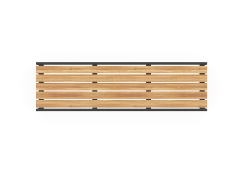 Скамейка уличная "Бостон" (окрашенная сталь) фото 4