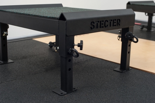 Тяжелоатлетические плинты для штанги с регулировкой по высоте 30-45 см (пара) фото 9