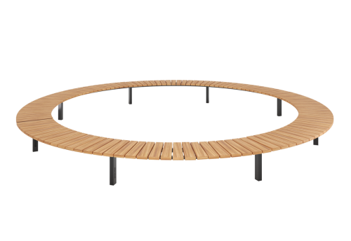 Скамья уличная "Мальта" круглая фото 2