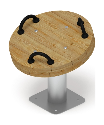 Карусель с наклонной осью (Лиственница орех) ИО 30.24.01-Л.02 фото 2