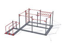 Мобильная воркаут рама для соревнований