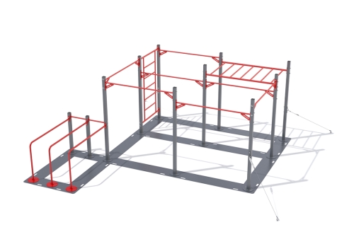 Мобильная воркаут рама для соревнований