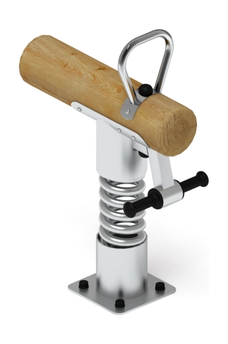 Качалка на пружине (Лиственница орех) ИО 22.24.03-Л.И1.02