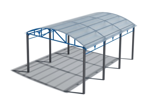 Теневой навес STECTER для уличных тренажеров Теневой навес STECTER для уличных тренажеров