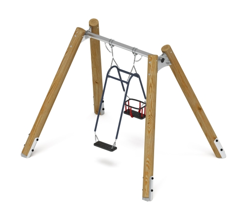 Качели семья (Лиственница орех) ИО 11.Р.07.01-Л.И1.02