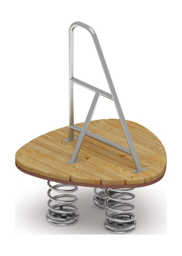 Качалка на пружине (Лиственница орех) ИО 23.24.02-02 фото 4