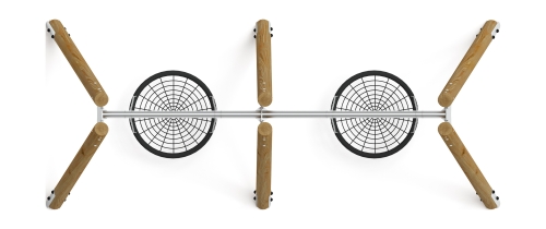 Качели (Лиственница орех) ИО 12.Р.05.05-Л.И1.02 фото 2