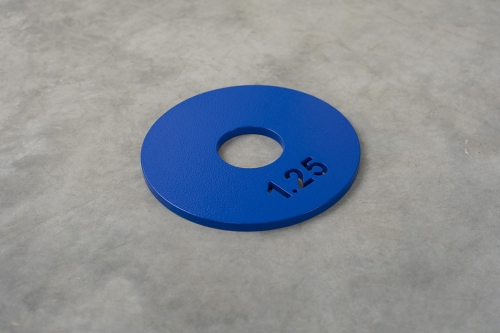 Диск тренировочный стальной 1,25 кг (пара) фото 2