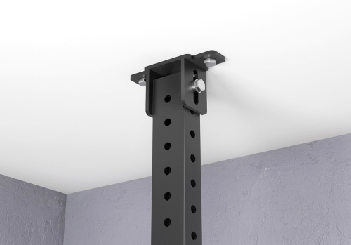 Универсальный потолочный кронштейн опорной стойки для кроссфита (сторона 80 мм) фото 2