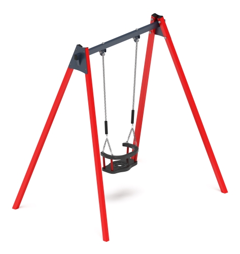 Качели М1 (красный) - ИО 11.М.01.03-01.И1 фото 2