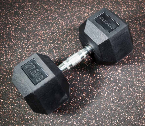 Шестигранная гантель 27,5 кг для кроссфита