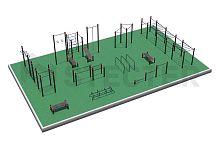 Умная спортивная площадка. Комплект для воркаута (по приказу Минспорта России №107 от 15.02.22)