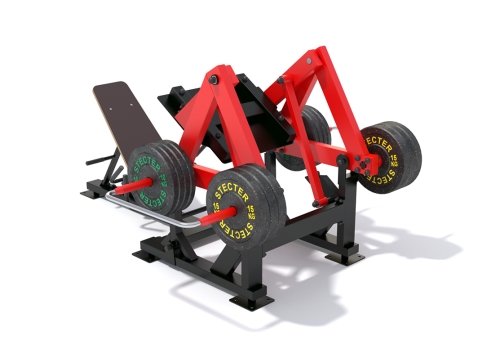 Уличный тренажер "Жим ногами" с изменяемой нагрузкой фото 3