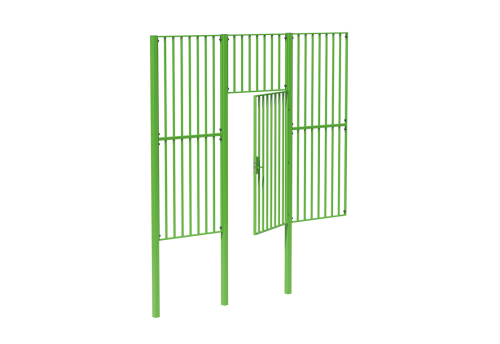 Секция ограждения спортивной площадки "Дверь входа и выхода" фото 2