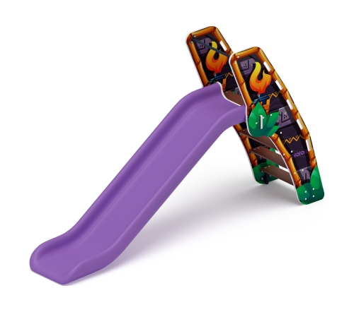 Горка пластиковая - ИО 42.01.01-02 - (сиреневый скат) H=1200 (Майя) фото 5