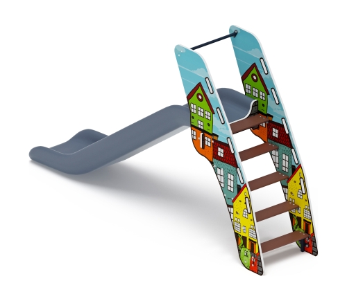 Горка пластиковая - ИО 42.01.01-05 - (серый скат) H=1200 (Город) фото 3