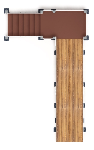 Горка Зима (коричневый) (под анкера) - ИО 49.01.01-13.И1 - Н=1500 фото 4